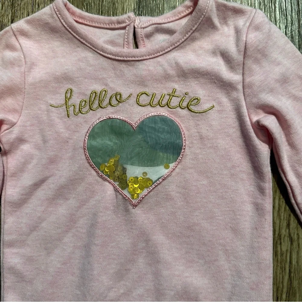 Baby Girl 6-9M Clothing Bundle Carter’s Wonder Nation Hoodie Bodysuit Tee‎ Set